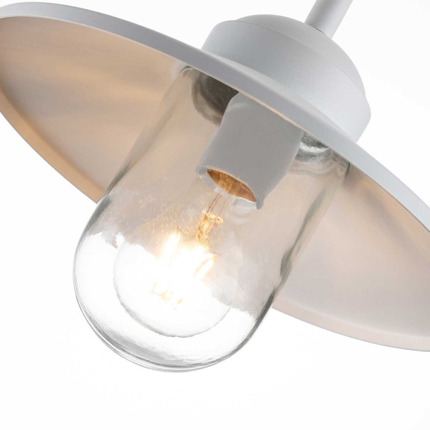 Elstead - Välisseinavalgusti KLAMPENBORG 1xE27/60W/230V IP44 valge