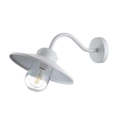 Elstead - Välisseinavalgusti KLAMPENBORG 1xE27/60W/230V IP44 valge