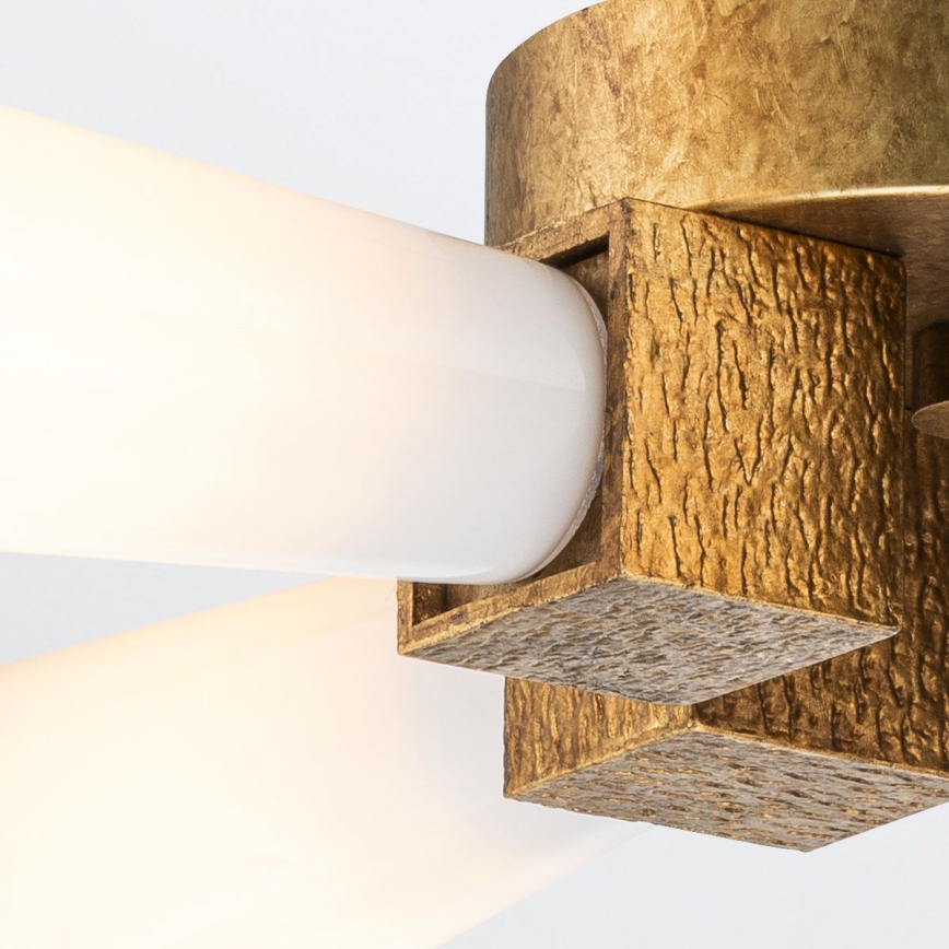 Elstead - kroonlühter varrega KRISTY 4xE27/40W/230V vaskviimistlusega