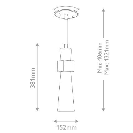 Elstead - laelamp varrega KRISTY 1xE27/40W/230V, läbimõõt 15,2 cm, vaskne