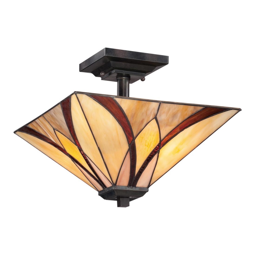 Elstead - laelamp Tiffany ASHEVILLE 2xE27/100W/230V