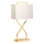 Elstead - Laualamp CROSS 1xE27/60W/230V kuldne/valge
