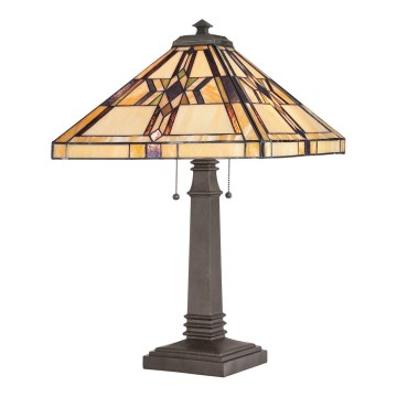 Elstead - Laualamp Tiffany FINTON 2xE27/60W/230V