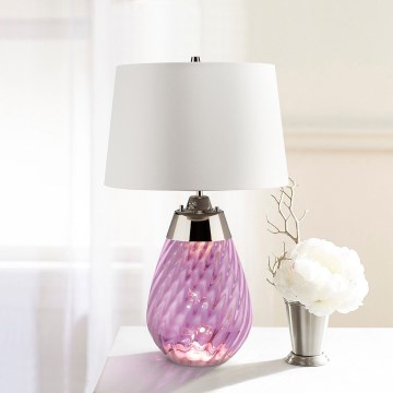 Elstead - LED Laualamp LENA 1xE27/40W/230V + 1xGU10/7W 74 cm roosa