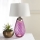 Elstead - LED Laualamp LENA 1xE27/40W/230V + 1xGU10/7W 74 cm roosa/valge