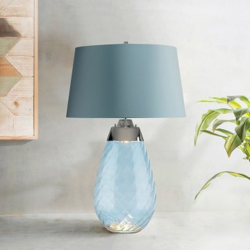 Elstead - LED Laualamp LENA 1xE27/40W/230V + 1xGU10/7W 74 cm sinine