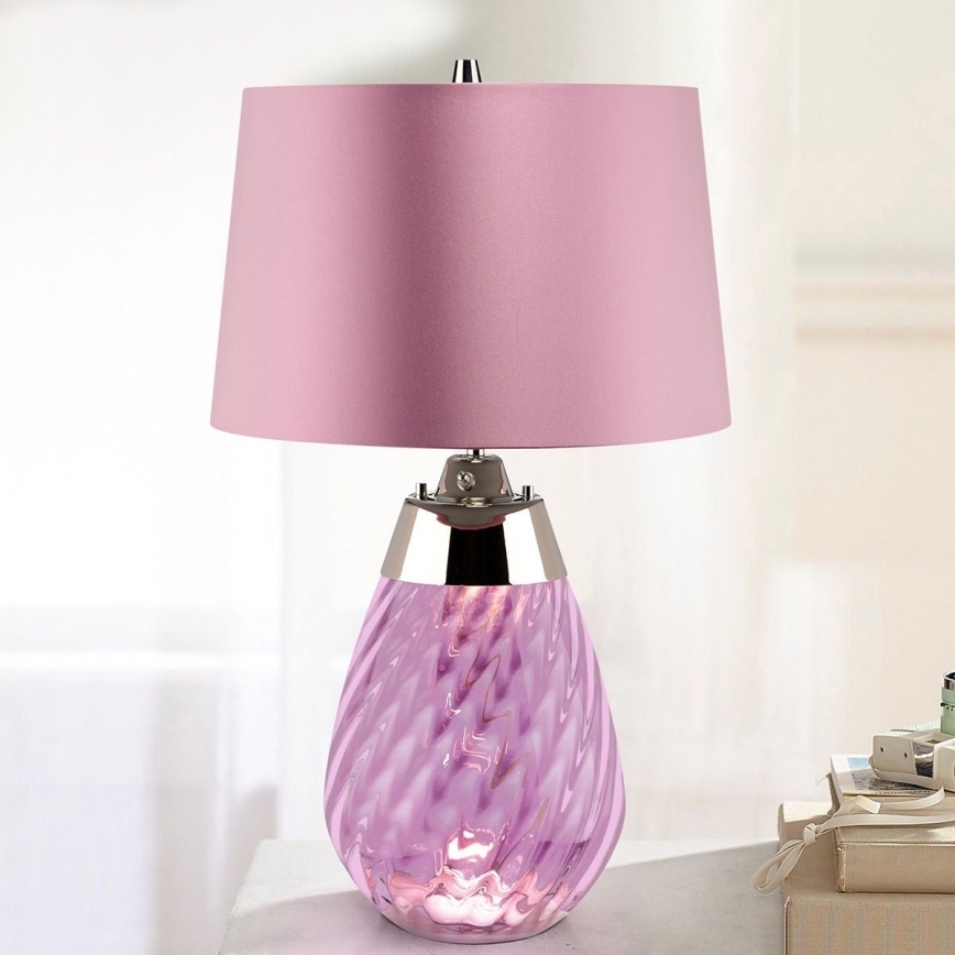 Elstead - LED Laualamp LENA 1xE27/60W/230V + 1xGU10/7W 60,5 cm roosa