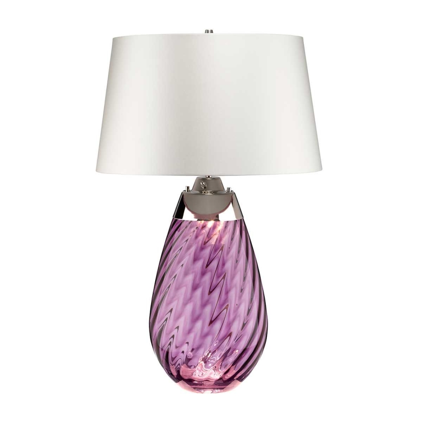 Elstead - LED Laualamp LENA 1xE27/40W/230V + 1xGU10/7W 74 cm roosa/valge