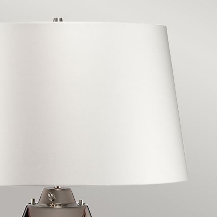 Elstead - LED Laualamp LENA 1xE27/40W/230V + 1xGU10/7W 74 cm roosa/valge