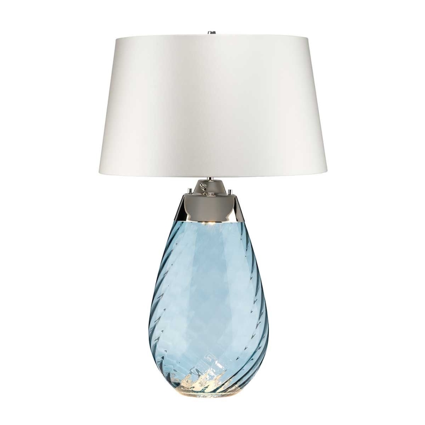 Elstead - LED Laualamp LENA 1xE27/40W/230V + 1xGU10/7W 74 cm sinine/valge