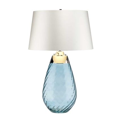 Elstead - LED Laualamp LENA 1xE27/40W/230V + 1xGU10/7W 74 cm sinine/valge