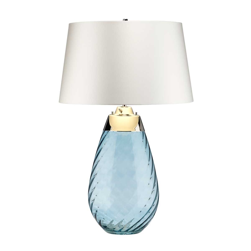 Elstead - LED Laualamp LENA 1xE27/40W/230V + 1xGU10/7W 74 cm sinine/valge