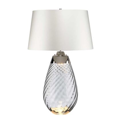 Elstead - LED Laualamp LENA 1xE27/40W/230V + 1xGU10/7W 74 cm valge