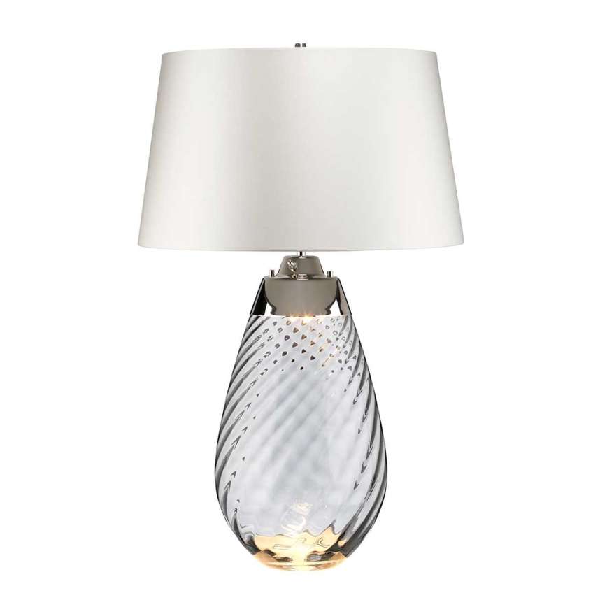 Elstead - LED Laualamp LENA 1xE27/40W/230V + 1xGU10/7W 74 cm valge