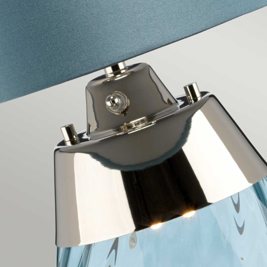 Elstead - LED Laualamp LENA 1xE27/60W/230V + 1xGU10/7W 60,5 cm sinine