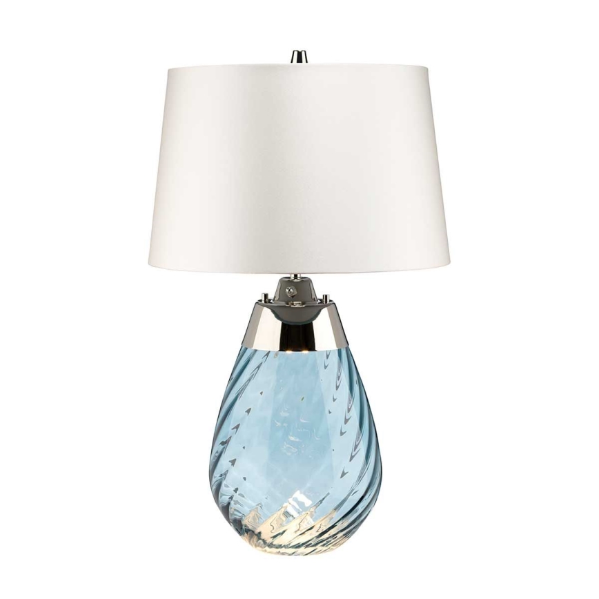 Elstead - LED Laualamp LENA 1xE27/60W/230V + 1xGU10/7W 60,5cm sinine/valge
