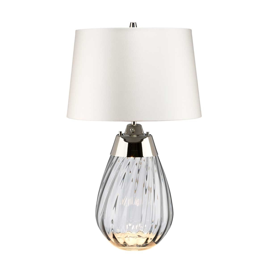 Elstead - LED Laualamp LENA 1xE27/60W/230V + 1xGU10/7W 60,5 cm valge