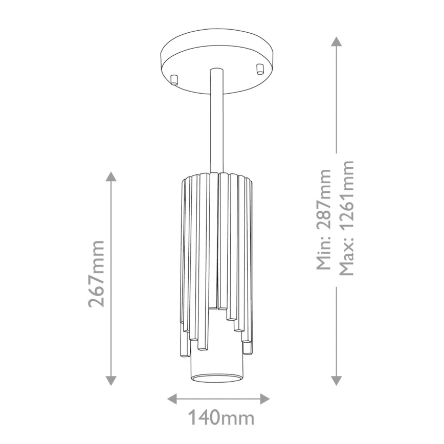 Elstead - Varrega lühter MARVELE 1xE14/40W/230V kuldne