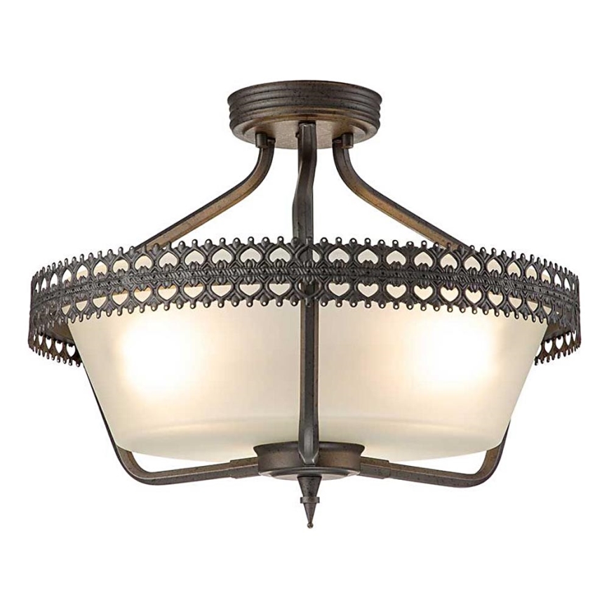 Elstead - Pinnale kinnitatav lühter CROWN 3xE27/60W/230V