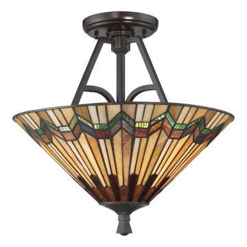 Elstead - Pinnapealne lühter Tiffany ALCOTT 2xE27/60W/230V