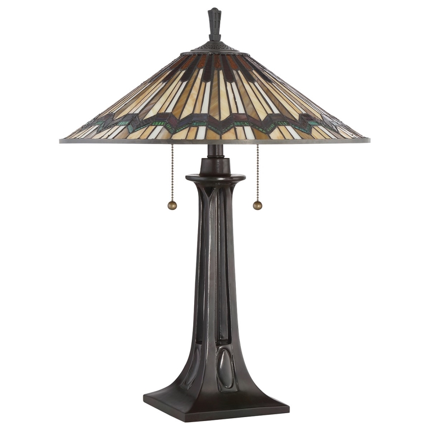 Elstead QZ-ALCOTT-TL - Laualamp ALCOTT 2xE27/60W/230V