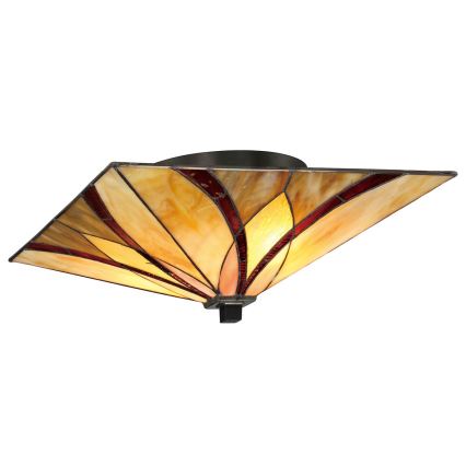 Elstead - Tiffany laelamp ASHEVILLE 2xE27/60W/230V