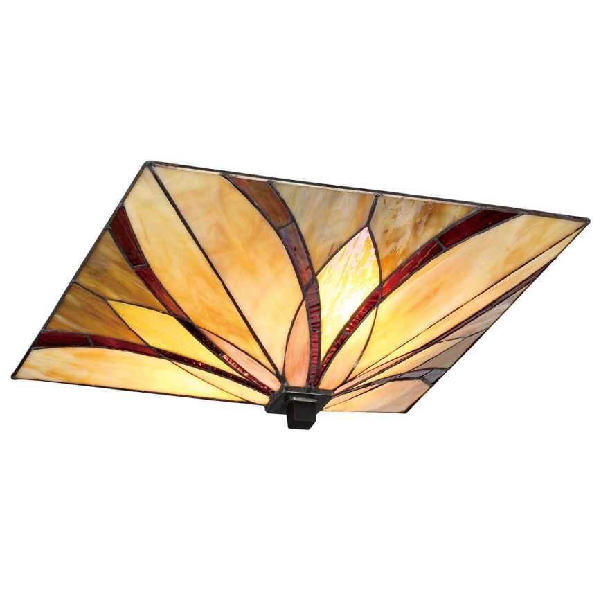 Elstead - Tiffany laelamp ASHEVILLE 2xE27/60W/230V