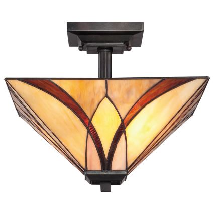 Elstead - laelamp Tiffany ASHEVILLE 2xE27/100W/230V