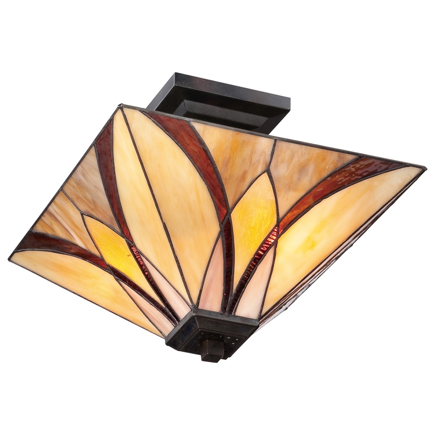 Elstead - laelamp Tiffany ASHEVILLE 2xE27/100W/230V