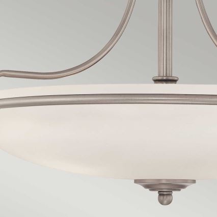 Elstead - Pinnale kinnitatav lühter GRIFFIN 3xE27/100W/230V matt kroom