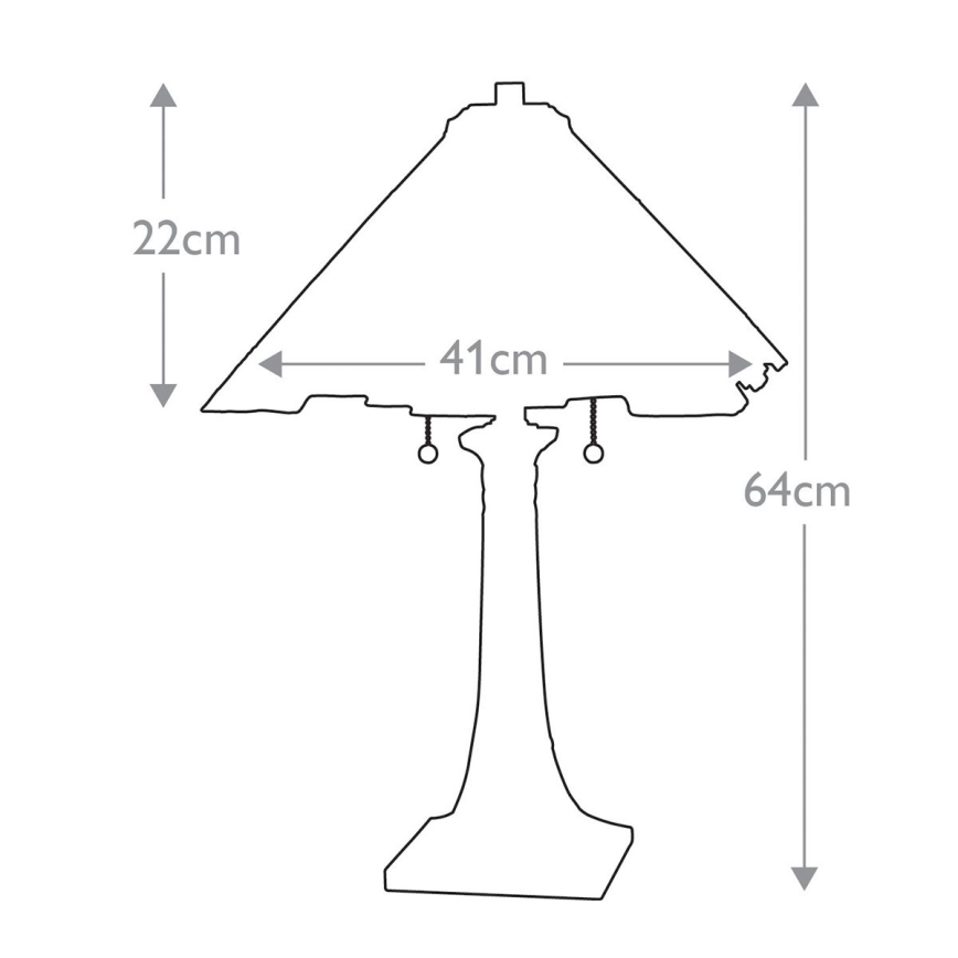 Elstead QZ-INGLENOOK-TL - Laualamp INGLENOOK 2xE27/60W/230V