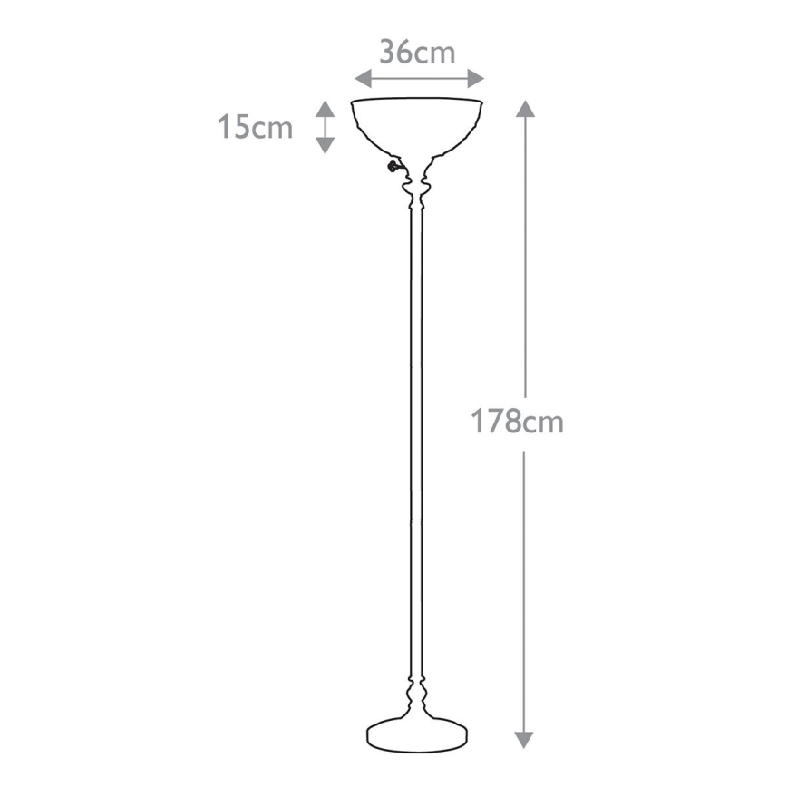 Elstead - Põrandalamp Tiffany KAMI 1xE27/100W/230V