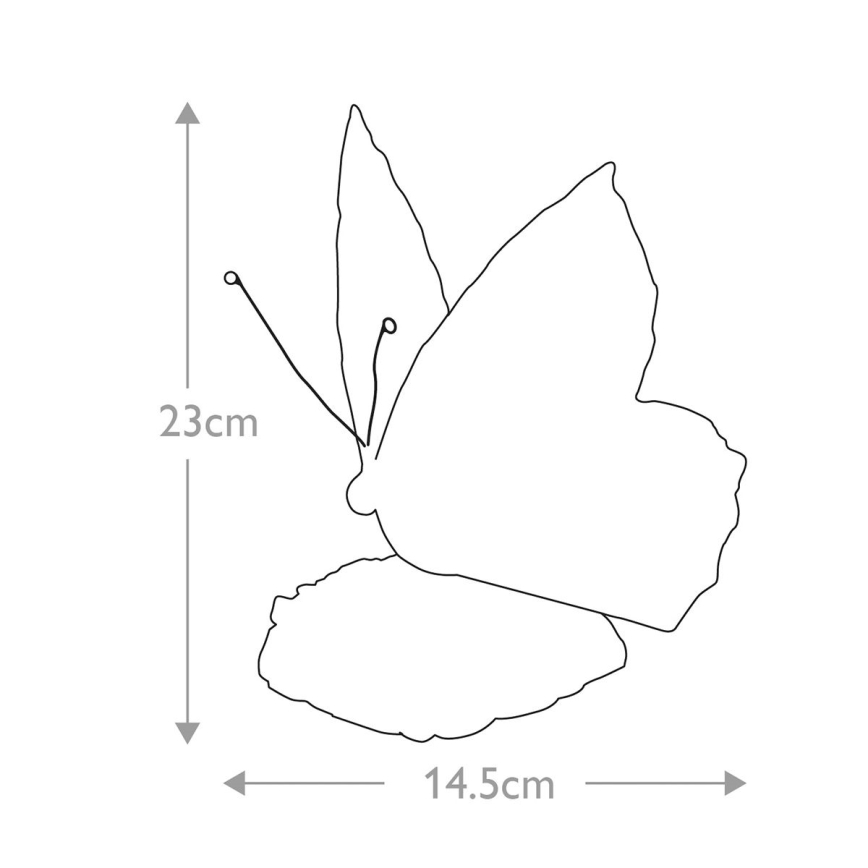 Elstead QZ-OBUTTERFLY-TL - LED Dekoratiivne valgusti TIFFANY 1xG9/3W/12/230V liblikas