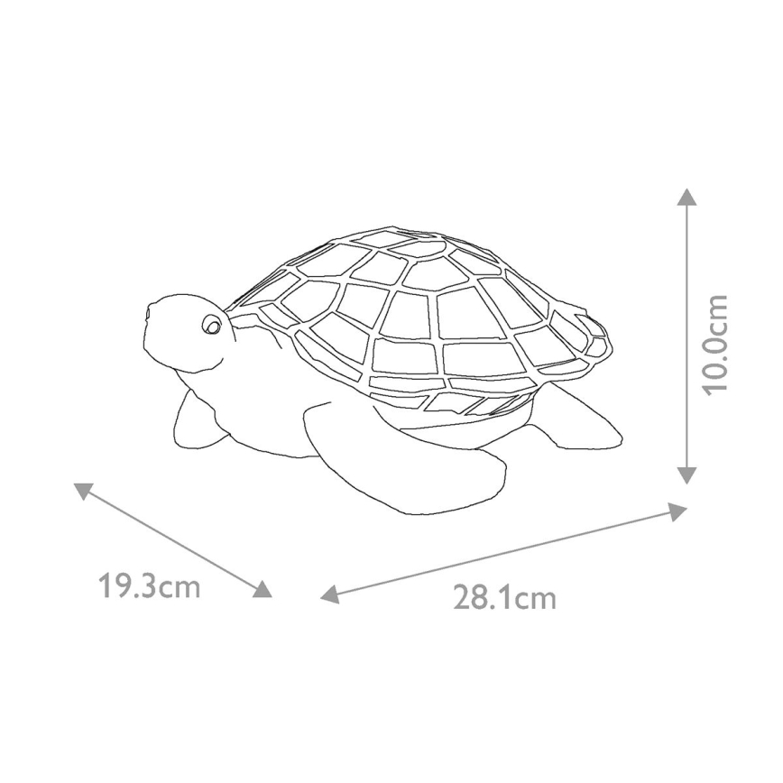 Elstead - LED-dekoratiivne valgusti TIFFANY 1xG9/3W/12V kilpkonn