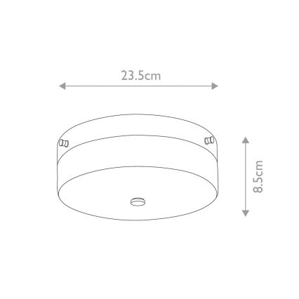 Elstead - LED vannitoa laelamp TAMAR 1xGX53/5,7W/230V IP44 läikiv kroom