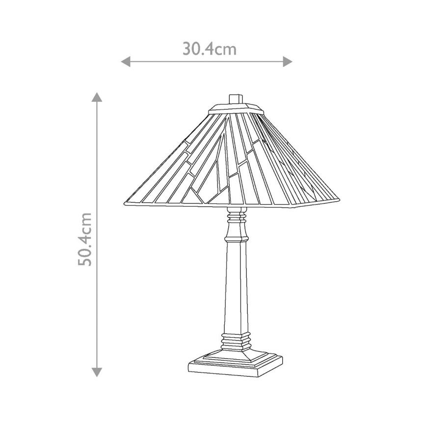 Elstead - Laualamp ALDERLEY 1xE27/60W/230V