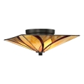 Elstead - Tiffany laelamp ASHEVILLE 2xE27/60W/230V