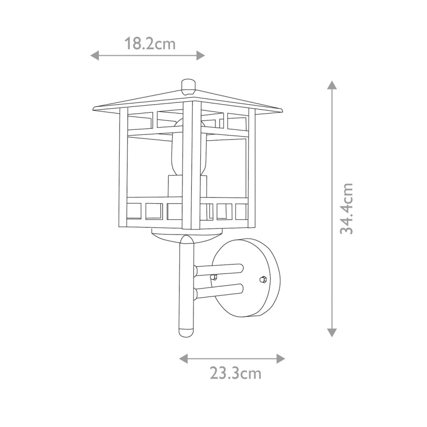 Elstead - Väli seinavalgusti KOLNE 1xE27/100W/230V IP44
