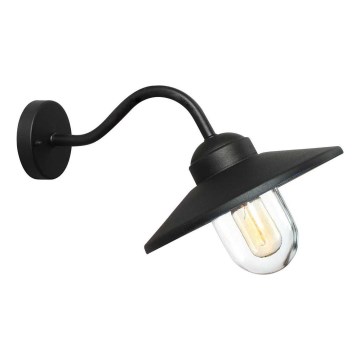 Elstead - Välisvalgusti KLAMPENBORG 1xE27/60W/230V IP44 must