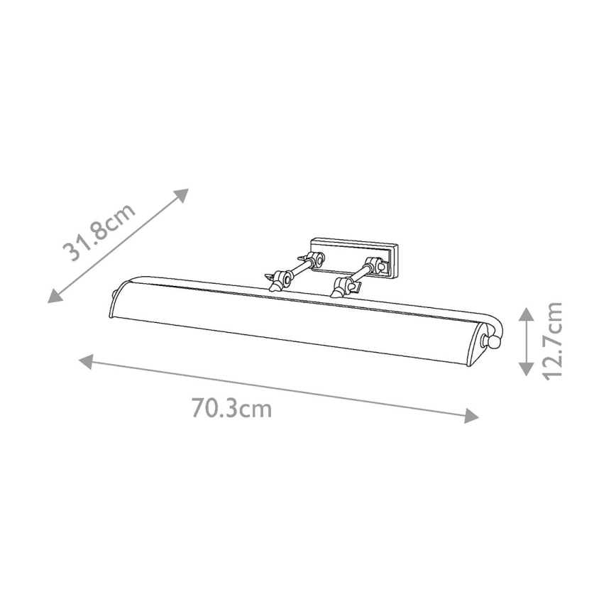 Elstead - Pildivalgusti WINCHFIELD 4xE14/40W/230V tamm