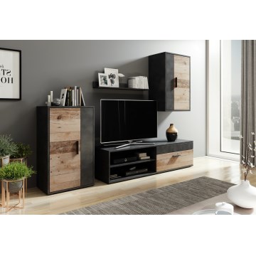 Elutoa seinakomplekt BRICK pruun/must