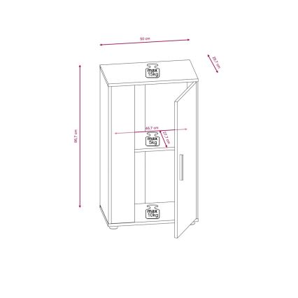 Elutoa seinakomplekt BRICK pruun/must