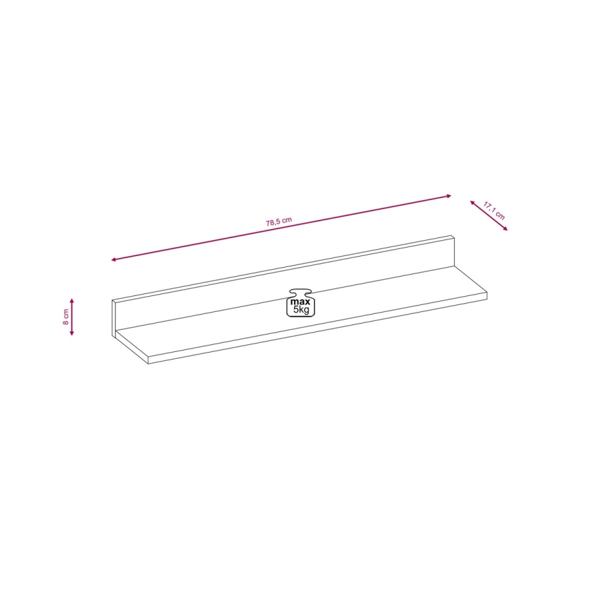 Elutoa seinakomplekt BRICK pruun/must