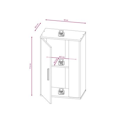 Elutoa seinakomplekt BRICK pruun/must