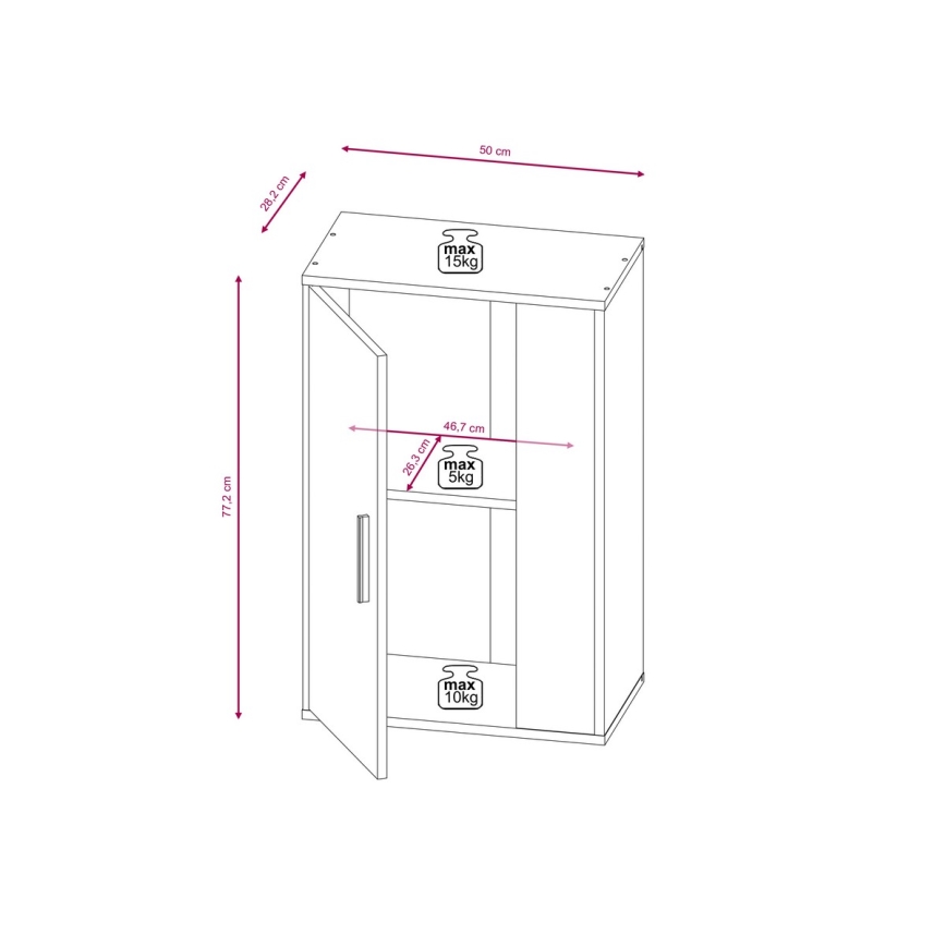 Elutoa seinakomplekt BRICK pruun/must