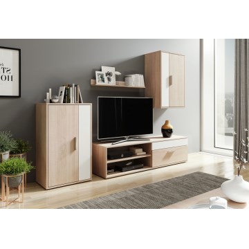 Elutoa seinakomplekt BRICK Sonoma tamm/valge
