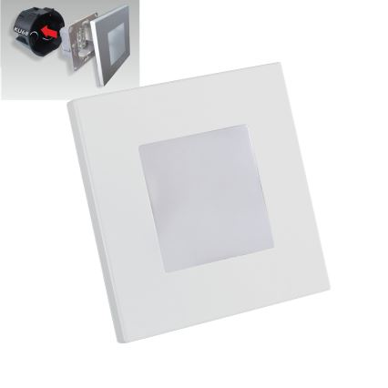 Emithor 48320 - Seinale paigaldatav trepivalgusti LED/1W/230V