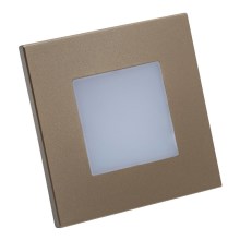 Emithor 48334 - LED Trepivalgusti STEP LIGHT LED/1W/230V kuldne
