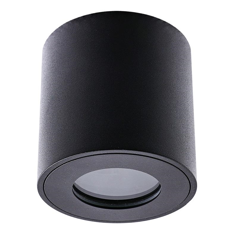 Emithor 48621 - Kohtvalgusti vannituppa ALMAN 1xGU10/35W/230V IP44 ümmargune must