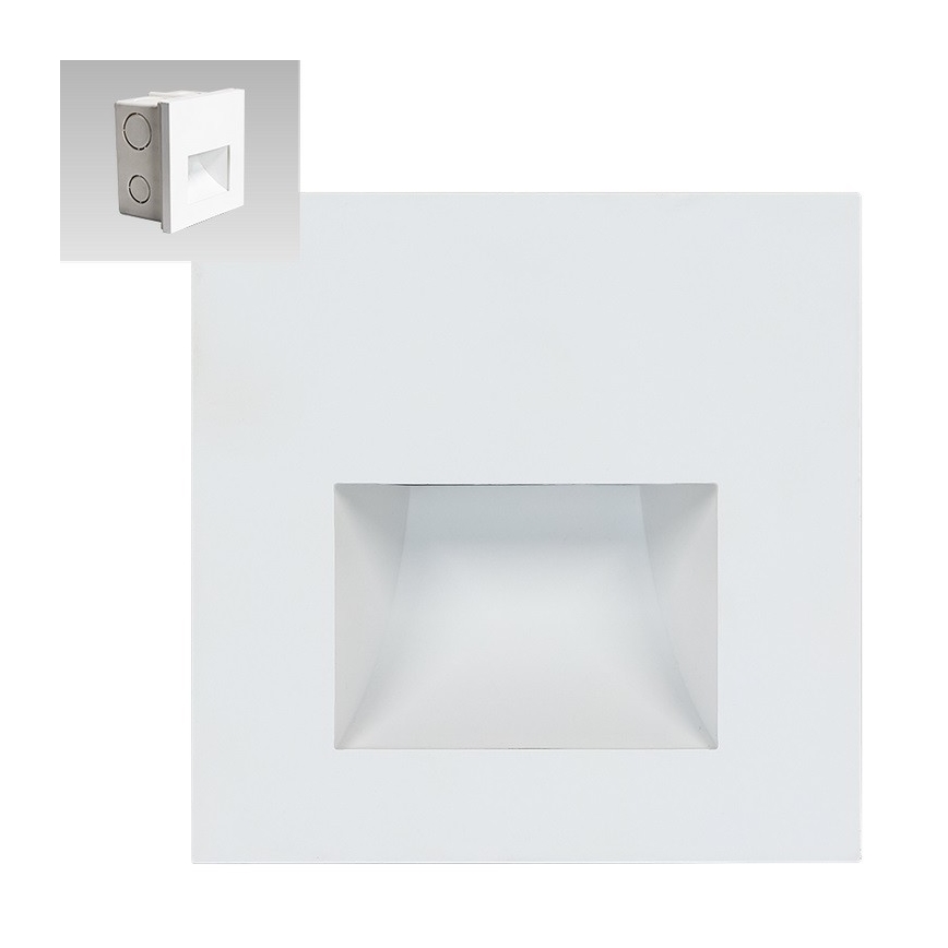 Emithor 70415 - LED Trepivalgusti SUNNY LED/1W/230V 4000K valge